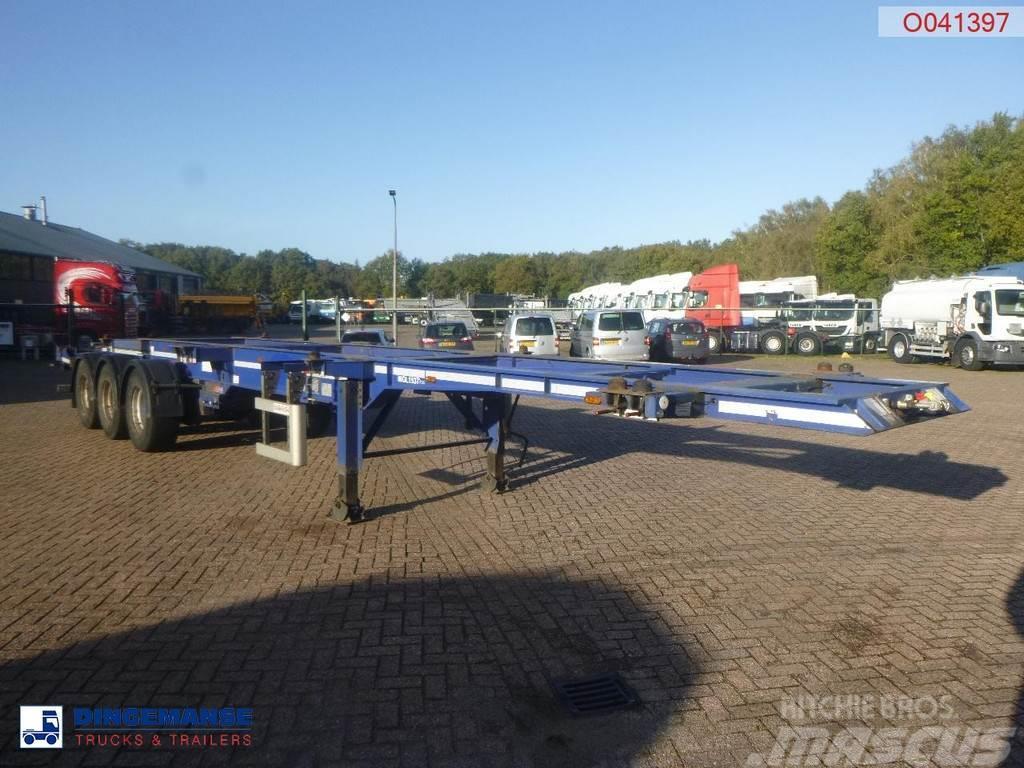 Dennison 3-axle container trailer 20-30-40-45 ft Containerchassis