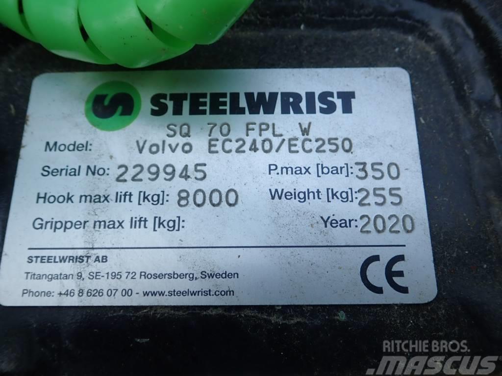 Steelwrist vollhydr. Schnellwechsler SQ70 für Volvo EC250ENL Snelkoppelingen