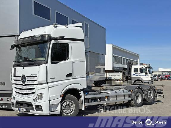 Mercedes-Benz Actros 2553L/49 6x2 velholdt, drivlinjegaranti Containerchassis
