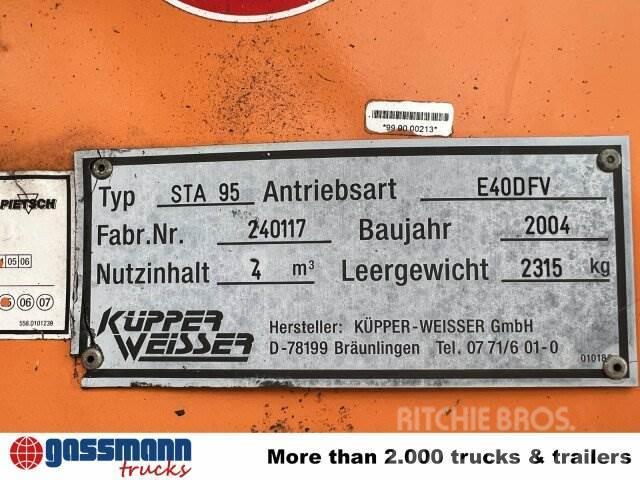 Küpper-Weisser STA 95 Salzstreuer auf Abrollrahmen, ca. 4m³ Overige accessoires voor tractoren