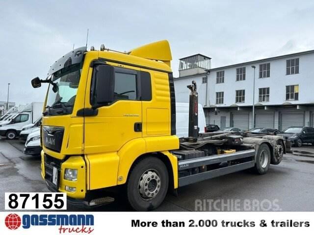 MAN TGX 26.480 6X2-2 LL, Intarder, Navi, Liftachse Vrachtwagen met containersysteem