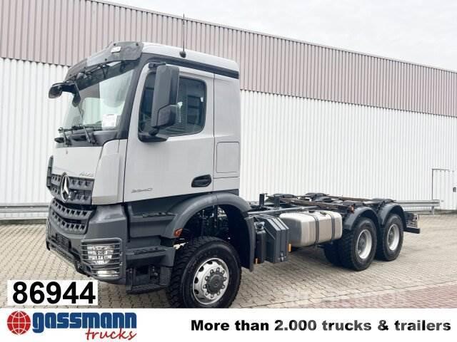 Mercedes-Benz Arocs 3340 A 6x6, Grounder Chassis met cabine