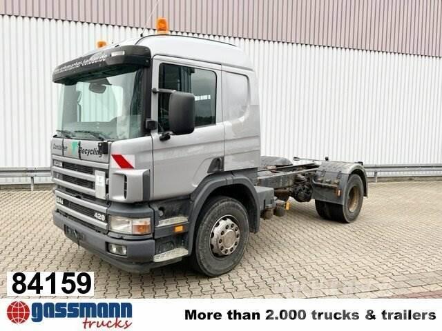 Scania 124G 420 4x2, Retarder Chassis met cabine