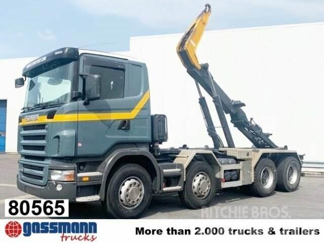 Scania R420 CB 8x4 MNZ, Retarder, Euro4 Vrachtwagen met containersysteem