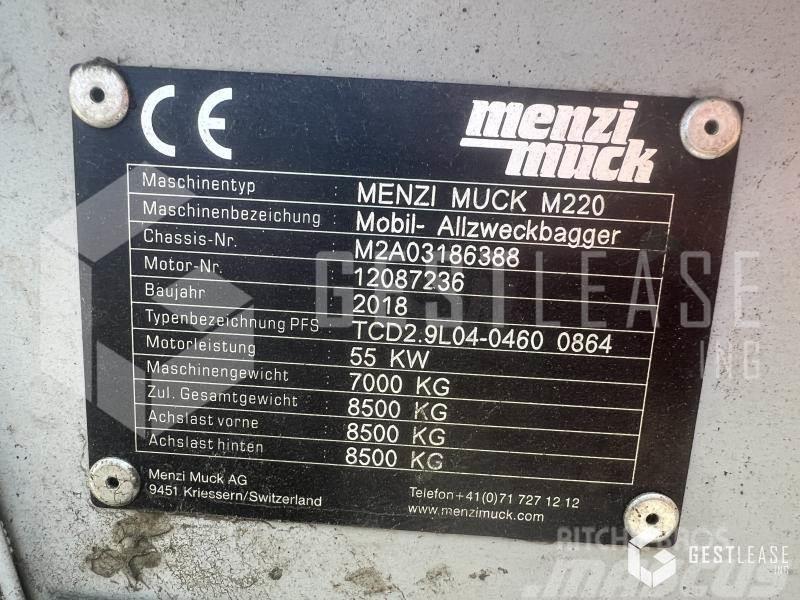 Menzi Muck M220 Speciale Graafmachines