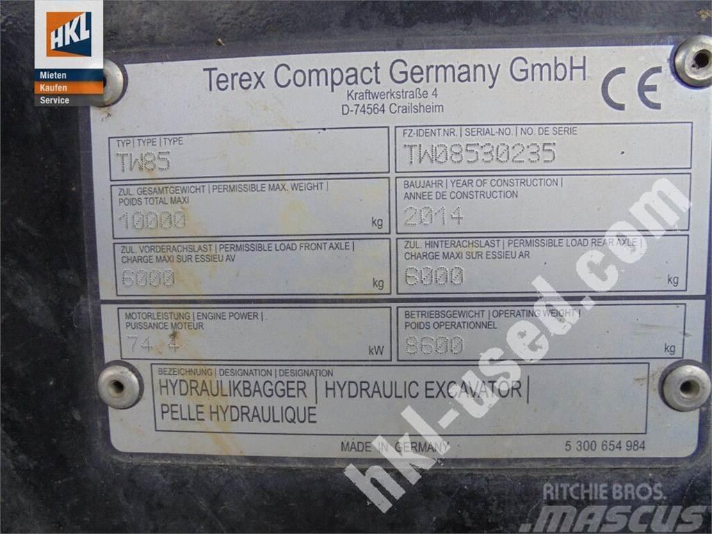 Terex TW 85 Wielgraafmachines
