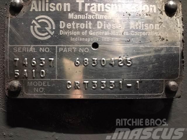 Allison transmission Model CRT3331-1 Transmissie