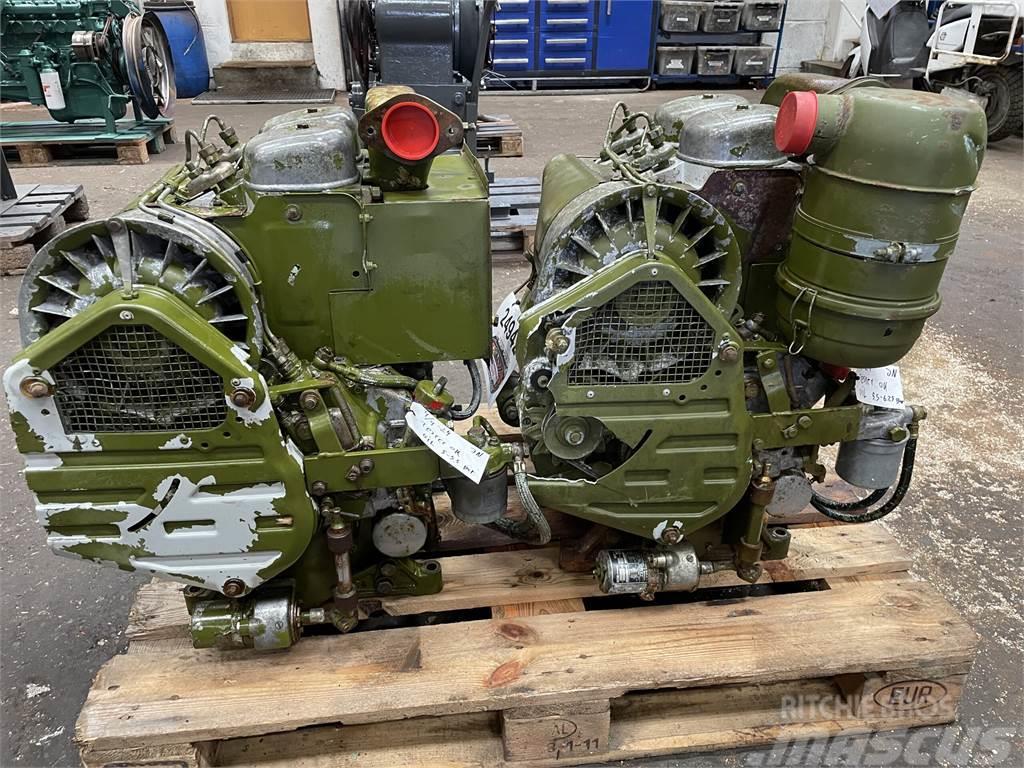 Deutz F2L511 motor, luftkølet, ex. army Motoren