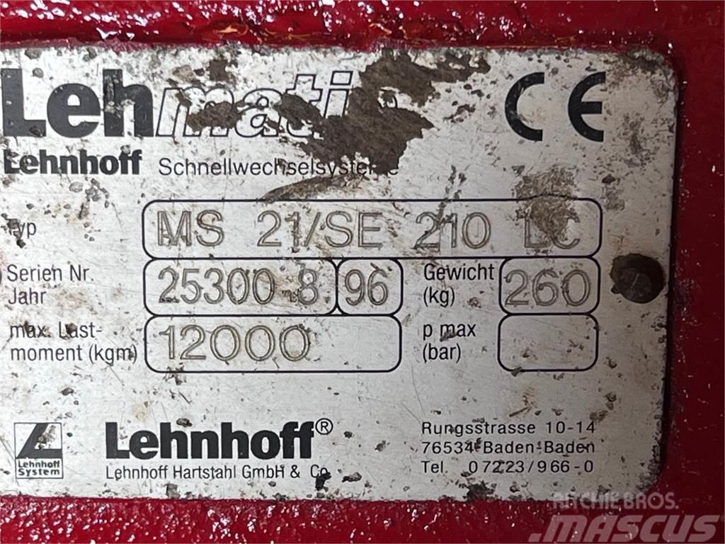 Lehnhoff MS21/SE 210 LC mekanisk hurtigskifte Snelkoppelingen