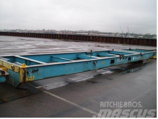 Mafi trailer - 40 ft./60 ton - 1 stk Diepladers