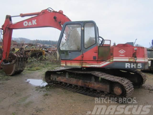 O&K RH5 gravemaskine til ophug Rupsgraafmachines