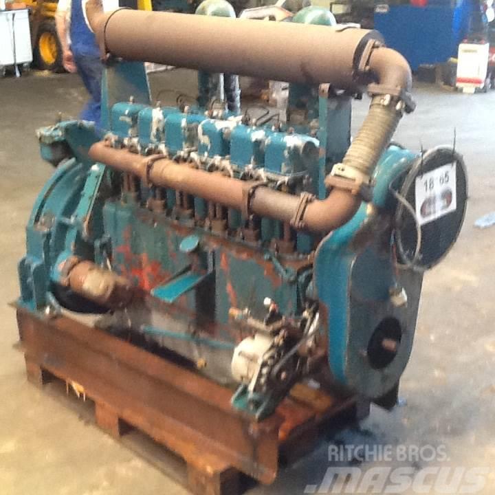 Ruston Type 6YDAN 6 cyl. luftkølet motor Motoren