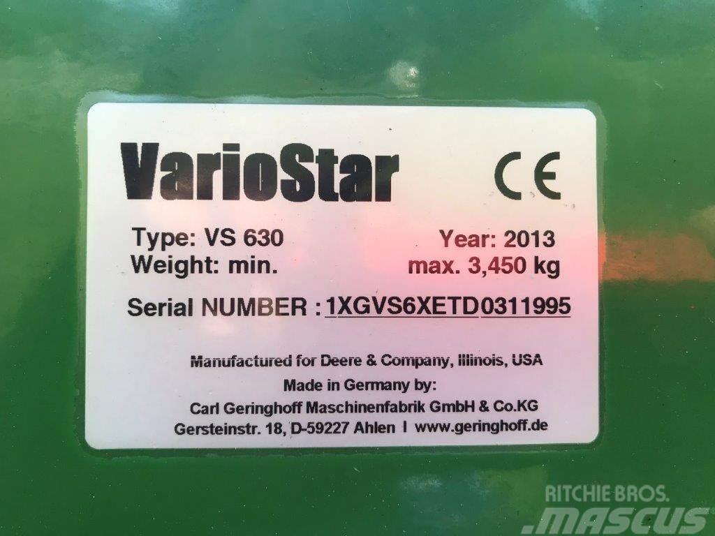 John Deere VarioStar 630 Maaidorser aanbouwdelen