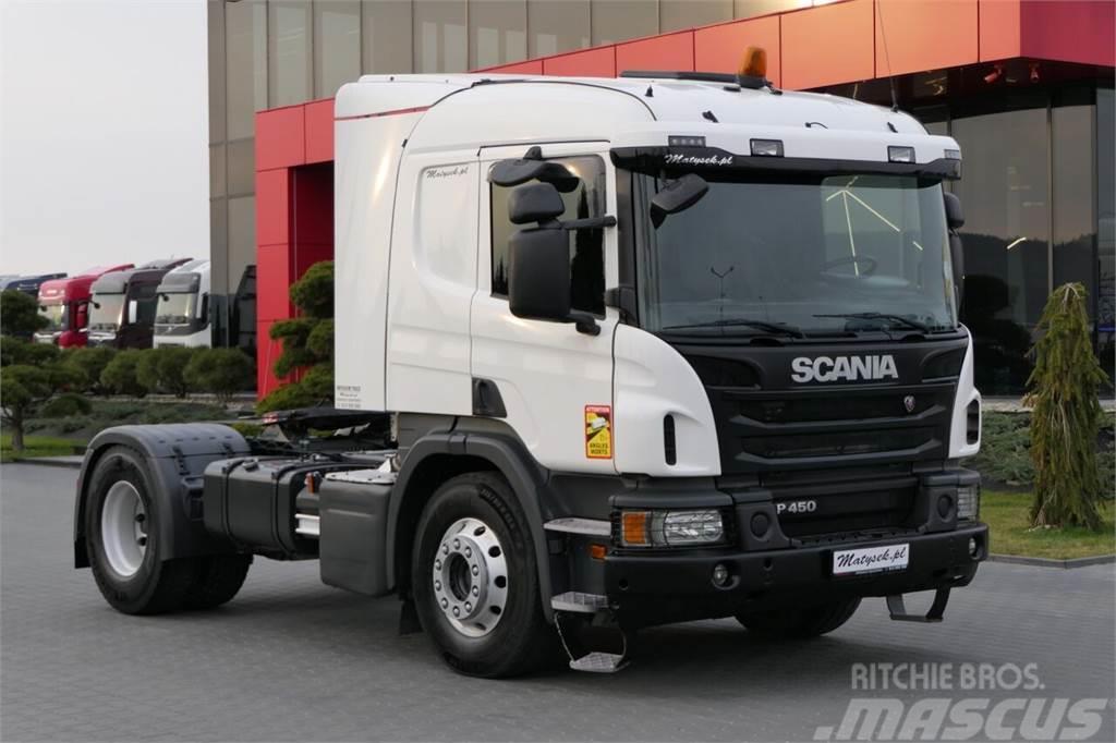 Scania P 450 / RETARDER / HYDRAULIKA / NISKA KABINA / WAG Trekkers