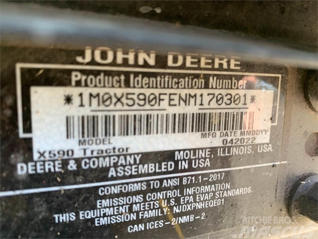 John Deere X590 Compacttrekkers
