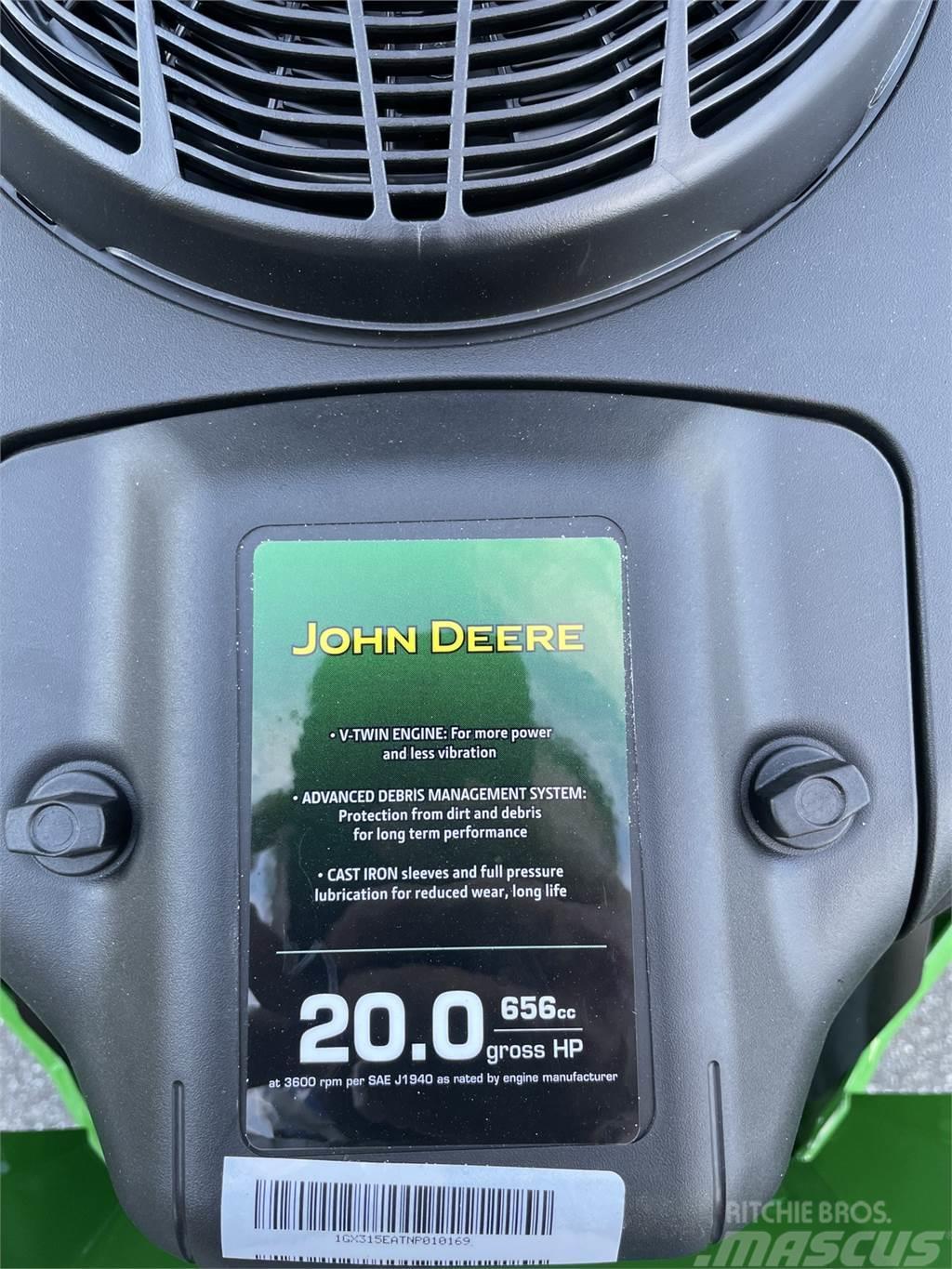 John Deere Z315E Zero-turn grasmaaiers