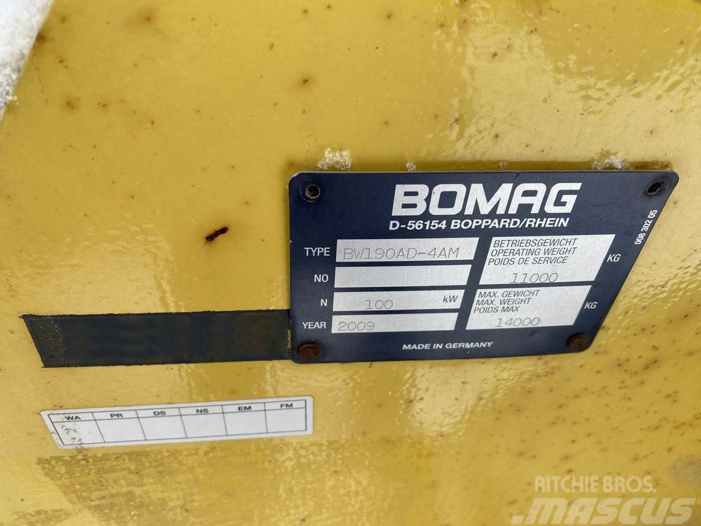 Bomag BW190AD-4AM Smooth Drum Roller Trilrolwalsen