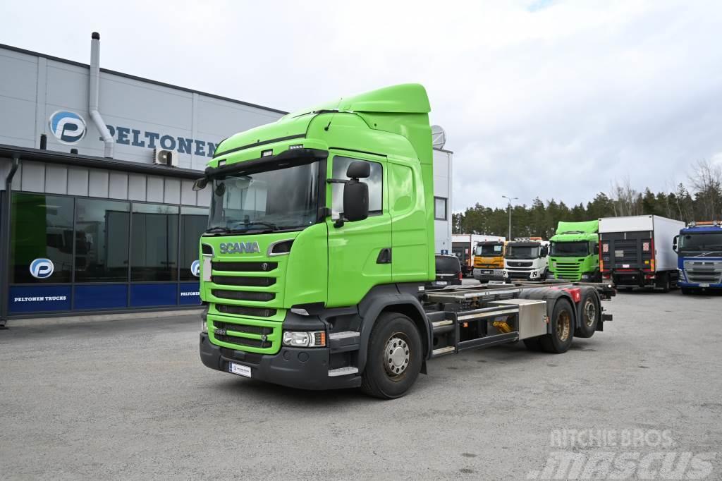 Scania R520 6x2 Euro 6 Containerchassis