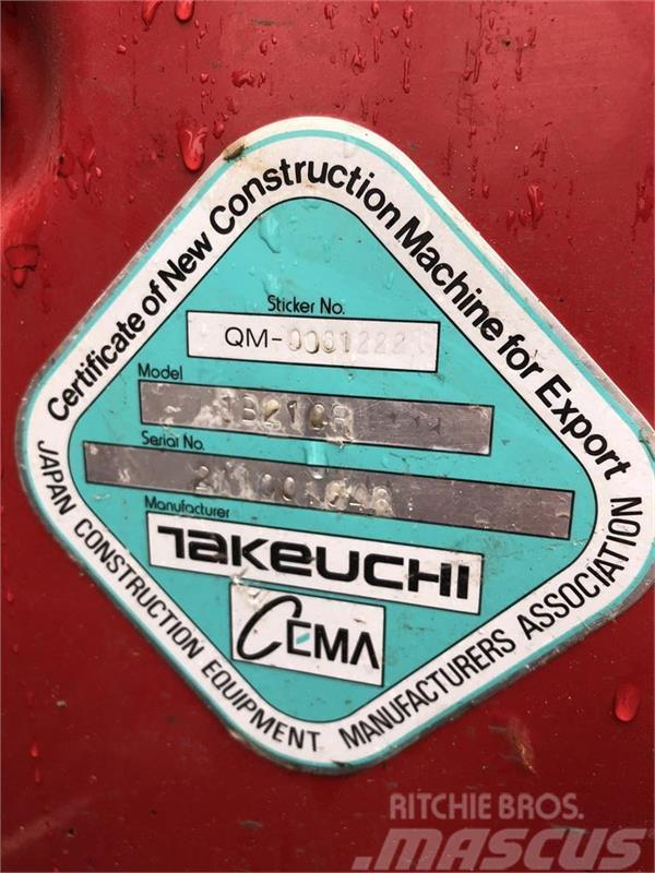 Takeuchi TB210R Minigraafmachines < 7t
