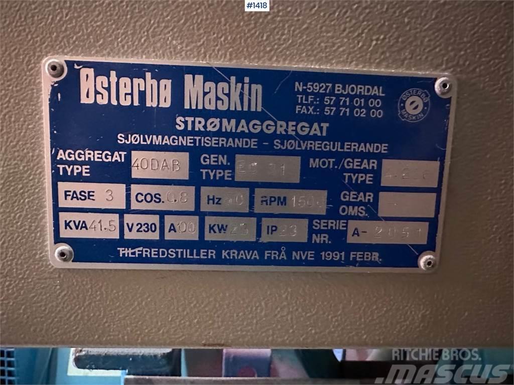  Østerbø Maskin Strømaggregat 41.5 KVA Anders