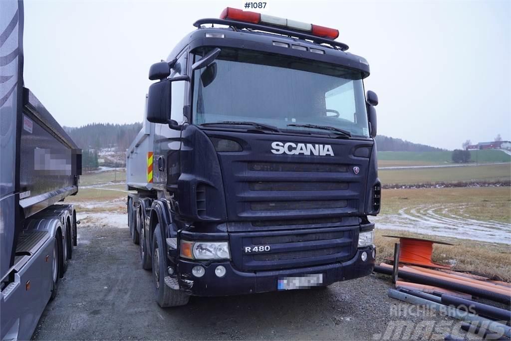 Scania R480 8x4 Bakwagens met gesloten opbouw