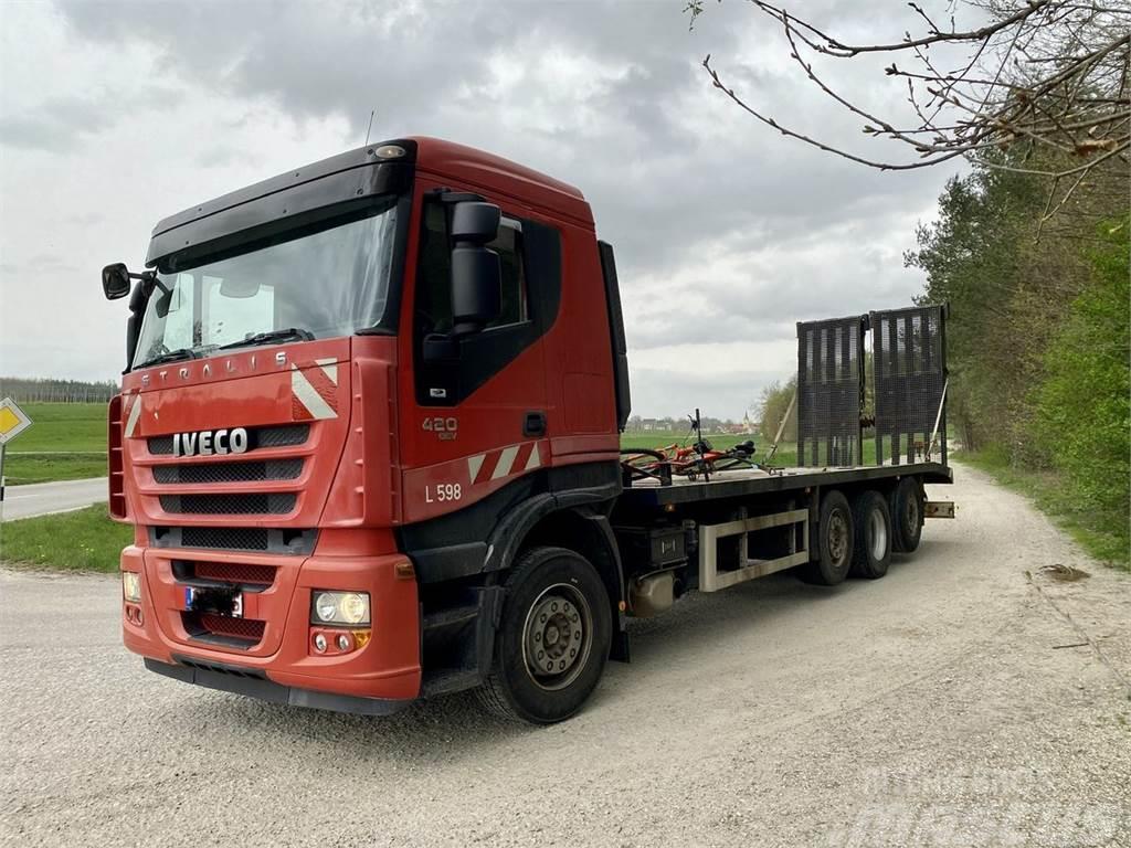 Iveco Stralis 420 Baumaschinentransporter Maschinentra Anders