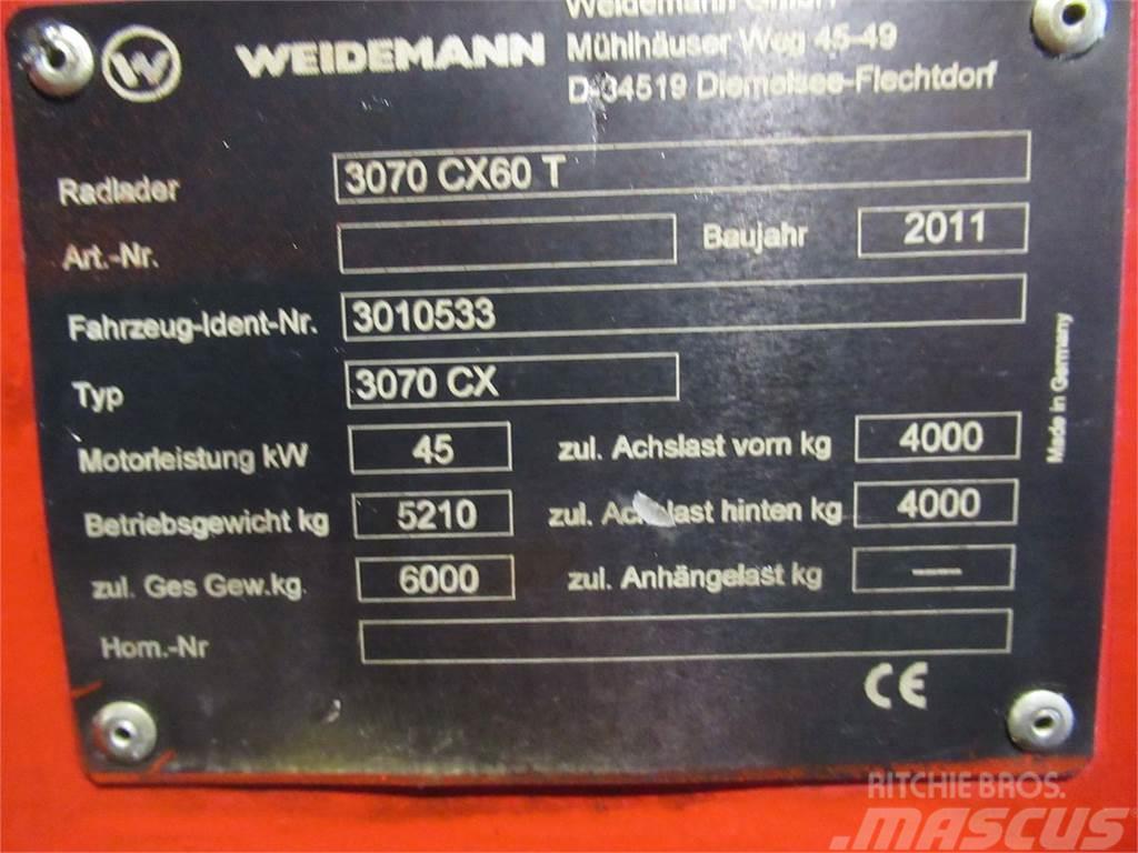 Weidemann 3070 CX60 Voorladers en gravers