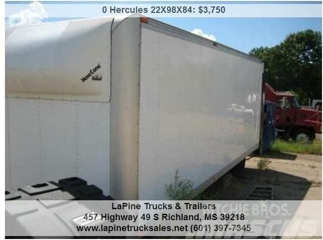 Hercules 22x98x84 Gesloten opbouw trailers