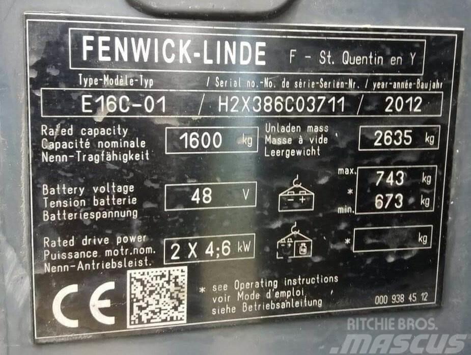 Fenwick E16C-01 Heftrucks overige