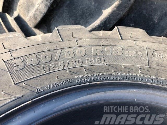 Michelin 340/80X18 Banden, wielen en velgen