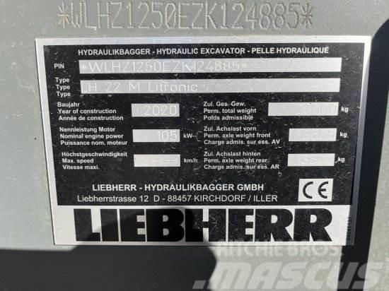 LIEBHERR LH 22 M LITRONIC, UMSCHLAGBAGGER, LIKUFIX Wielgraafmachines