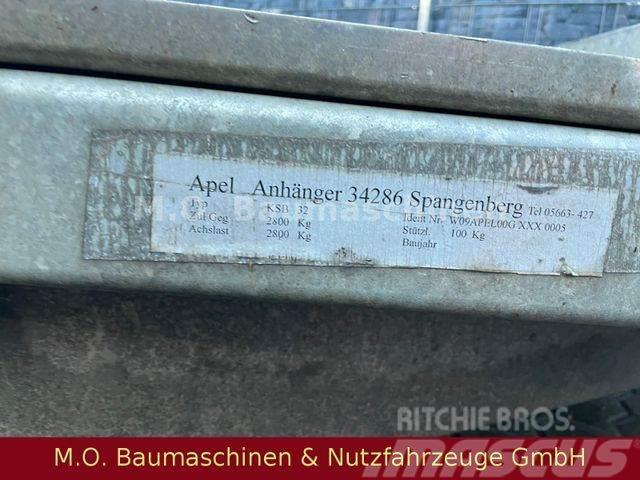  Apel Spangenberg KSB 32 / 2.380 Kg / Tüv 2023 / Dieplader
