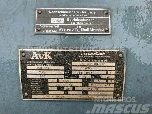AVK DKB 80/500-4TS Stromgenerator 400V 500 kVA Overige componenten