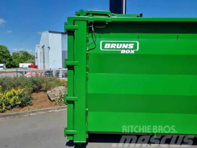 Bruns Abrollcontainer Kran 34cbm beidseitig Vrachtwagen met containersysteem