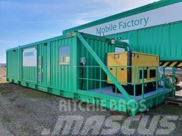  Container,autark,Strom,Hydr.,Druckl.,WC,Küche Diesel generatoren