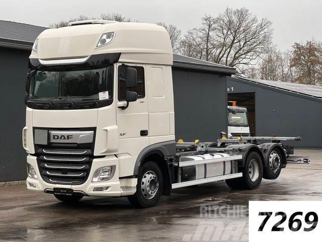 DAF XF 450 EU6 6x2 SDG Wechselfahrgestell Liftachse Chassis met cabine