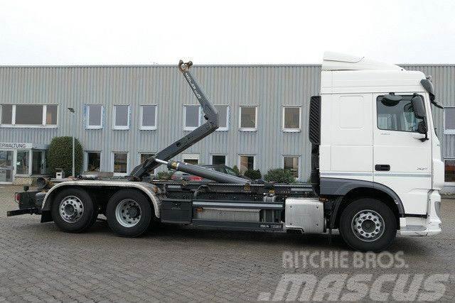 DAF XF 480 6x2, Meiller RS 21.70, Lenk-Lift-Achse Vrachtwagen met containersysteem