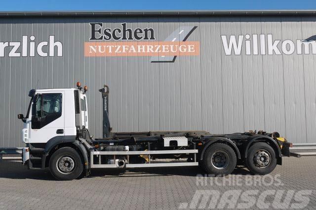 Iveco AD260 S45Y/PS | Gergen*HIAB 122 B-2*Lift-Lenk* Vrachtwagen met containersysteem
