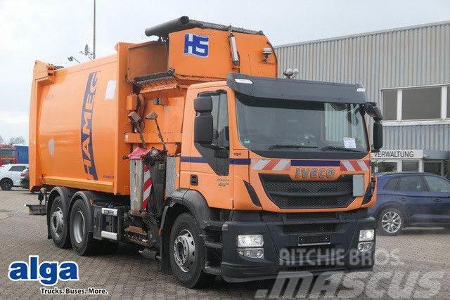 Iveco AD260SY/PS, Terberg, Seitenlader, 30m³, 140tkm Vuilniswagens