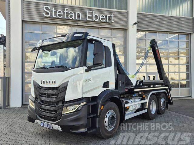 Iveco X-Way AD280X42 Y/PS ON Hiab FTR18 Funk Intarder Containertrucks met kabelsysteem