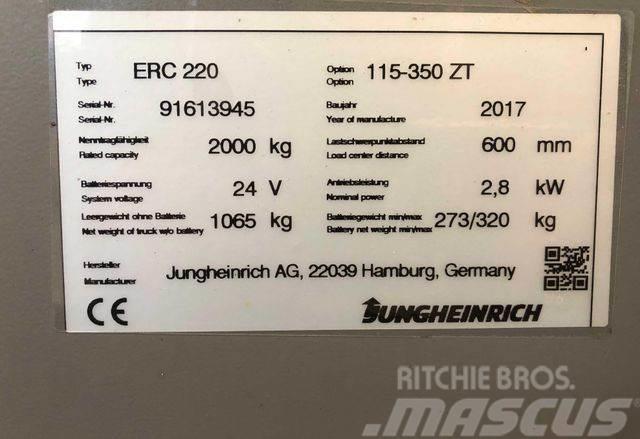 Jungheinrich ERC 220 - 3500MM HUB - 2000KG - 2357STD. Orderpicker voor hoog niveau