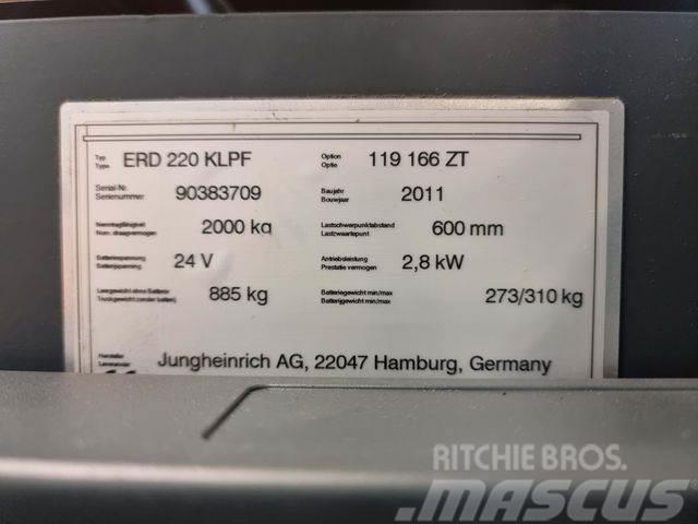 Jungheinrich ERD 220 - 1660MM HUB - 2000KG - INITIAL Orderpicker voor hoog niveau
