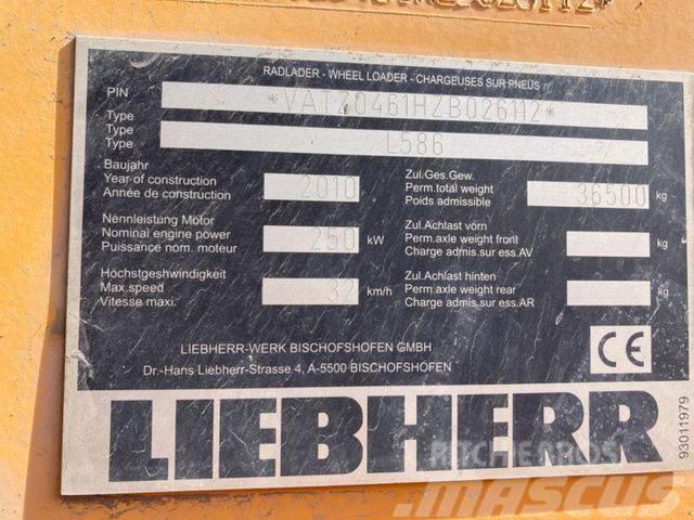 Liebherr L586 **BJ. 2010 * 19000/WAAGE** Wielladers