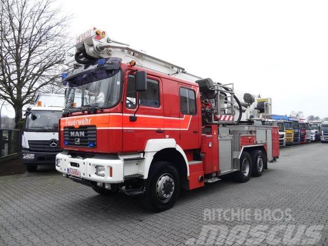MAN FE410 6X6/ Vema Lift 32 Meter/ Feuerwehr Auto hoogwerkers