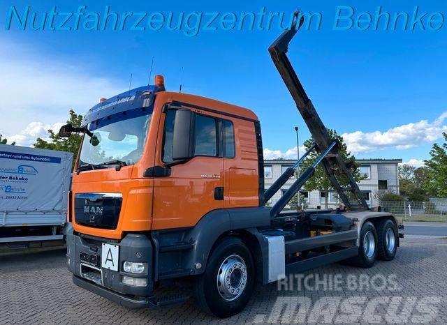 MAN TGS 26.440 BL 6x4/ Meiller RK 20.65/ AC/ AHK/ E5 Vrachtwagen met containersysteem