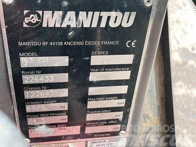 Manitou MTL731 frontloader 4x4 VIN 433 Voorladers en gravers