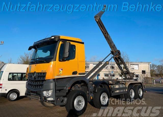 Mercedes-Benz Arocs 3251 BB 8x4/ Meiller RK 30.70 + Funk/ EU 6 Vrachtwagen met containersysteem