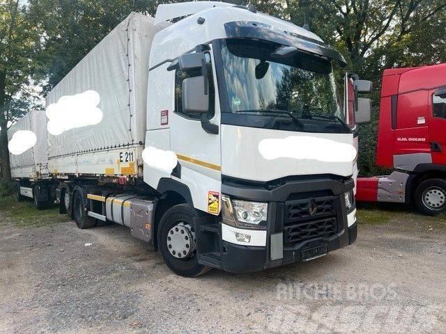 Renault T460 6x2, erst 486TKM,1.Hd.neue Insp.5000 D-Fzg. Chassis met cabine