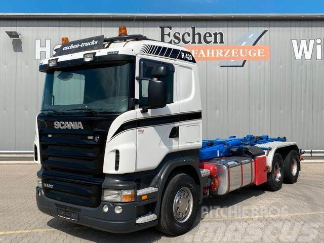 Scania R420 | MEILLER RK20.70*Retarder*AHK*Standheizung Vrachtwagen met containersysteem