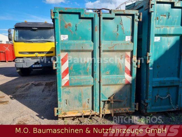  Stahlabsetzmulde UOT / 15m³ / Vrachtwagen met containersysteem